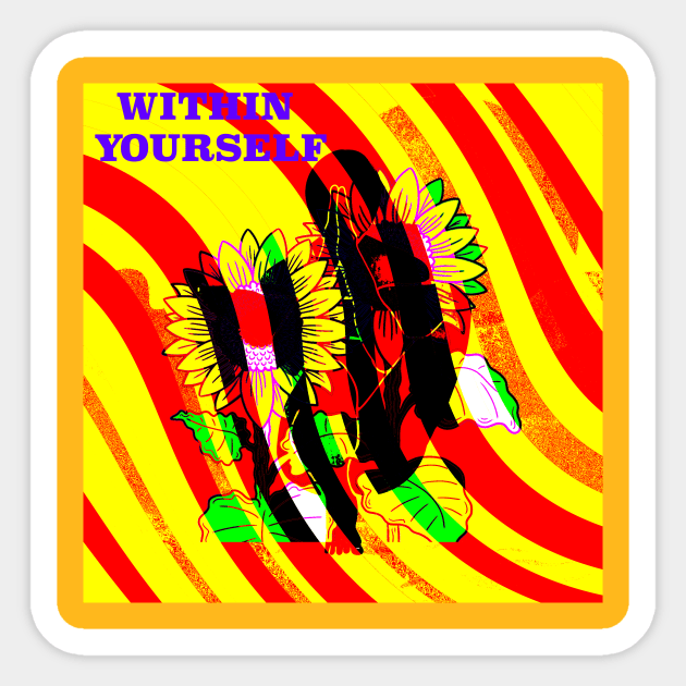 Within Yourself Sticker by psanchez